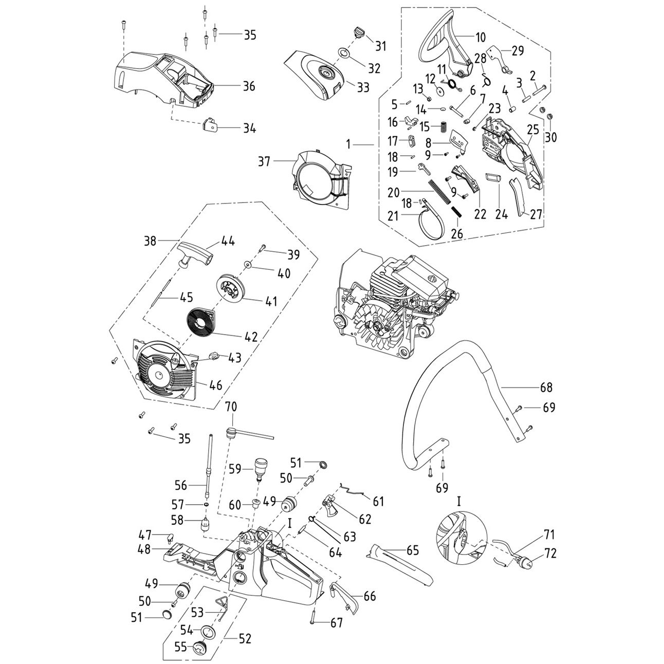 Бензопила ПБЦ-560 45ДП