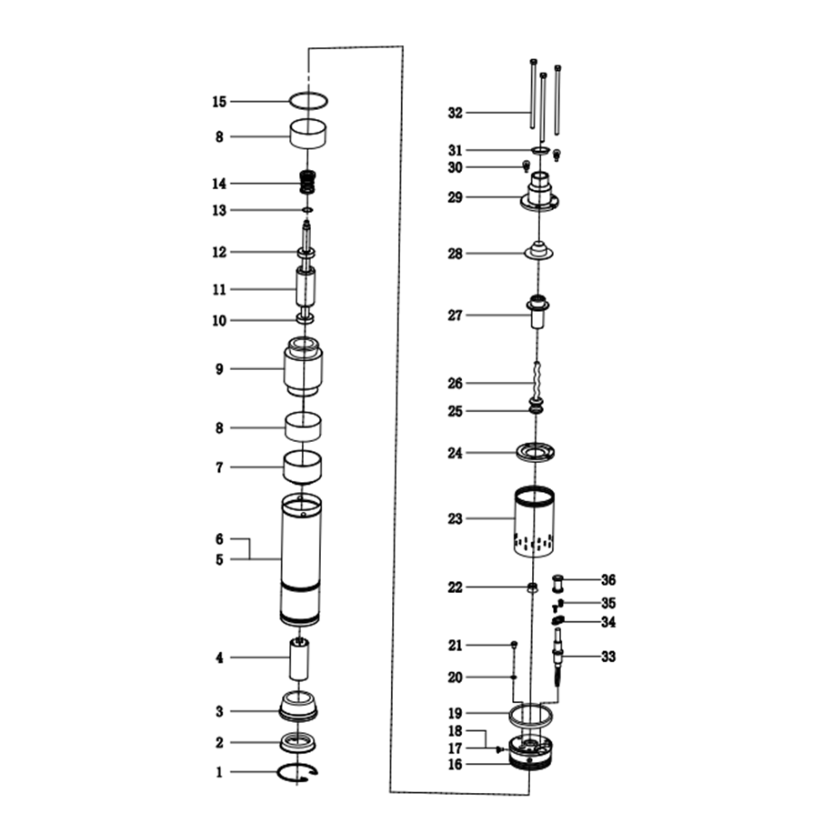 Насос скважинный, винтовой НСВ-75-90