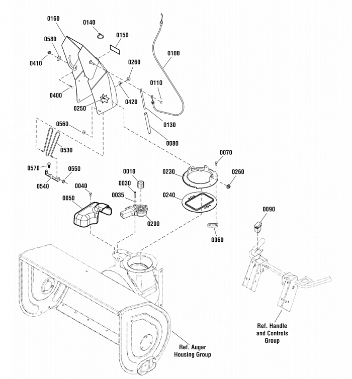 11 ДЕТАЛИ УПРАВЛЕНИЯ |СНЕГОУБОРЩИК CHAMPION ST1074BS