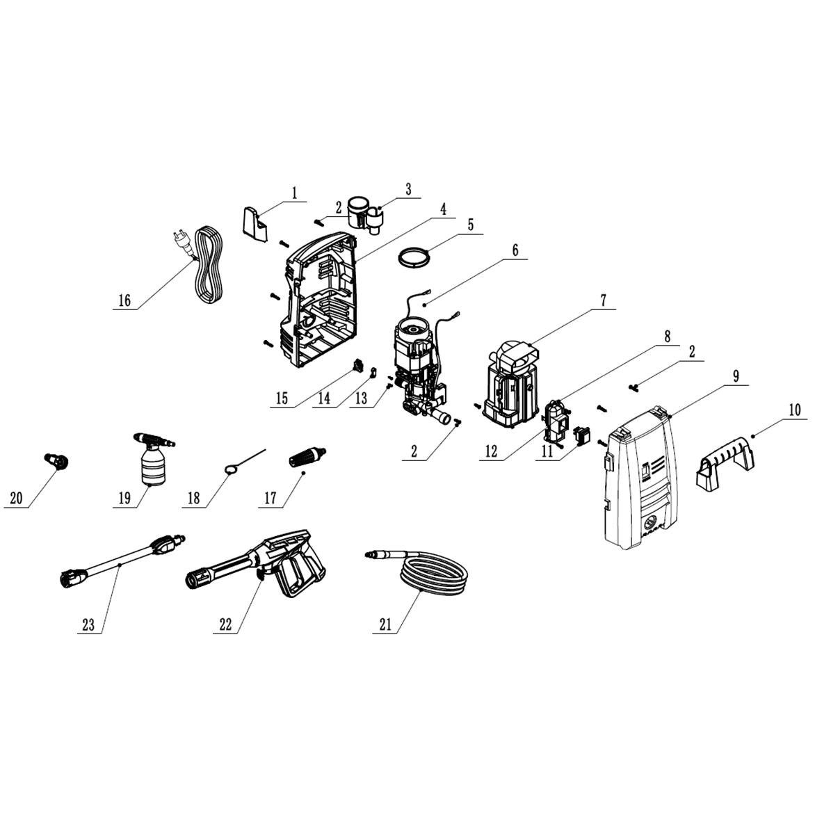 Мойка высокого давления HPW-110