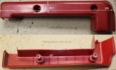 Накладка панели управления (левая)