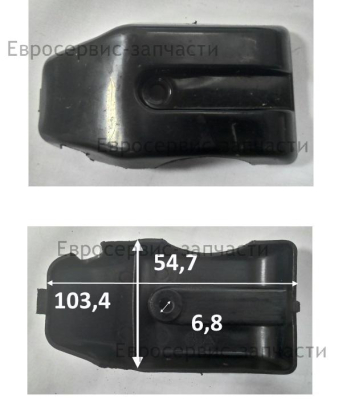 Крышка верхняя кожуха цилиндра 335008-E38