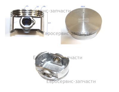 Поршень К 6500L (E1601.008.00), К 6500LE (E1601.009.00)