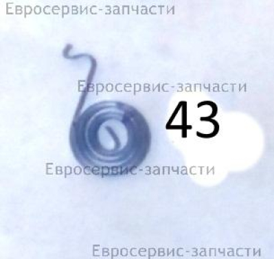 Пружина щеткодержателя. LD212-043. ДУ900 2РЭ/РЭК. СМ.1805.078100.1803.030900.1803.025500